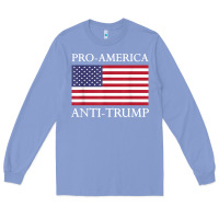 Colony Blue pro america anti trump shirt   american usa flag resist t shirt Long Sleeve Tee - linhVisuals