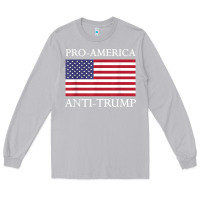 Moon Dust pro america anti trump shirt   american usa flag resist t shirt Long Sleeve Tee - linhVisuals