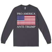 Smoke pro america anti trump shirt   american usa flag resist t shirt Long Sleeve Tee - linhVisuals