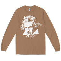 Toasted Coconut beethoven Long Sleeve Tee - linhVisuals