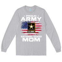Moon Dust proud army national guard mom with american flag gift pullover hoodie Long Sleeve Tee - linhVisuals