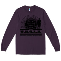 Plum the man from uncle Long Sleeve Tee - linhVisuals