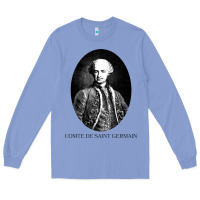 Colony Blue comte de saint germain occultist philosopher Long Sleeve Tee - linhVisuals