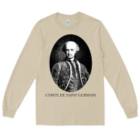 Mushroom comte de saint germain occultist philosopher Long Sleeve Tee - linhVisuals