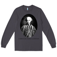Smoke comte de saint germain occultist philosopher Long Sleeve Tee - linhVisuals