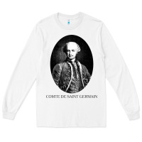 White comte de saint germain occultist philosopher Long Sleeve Tee - linhVisuals