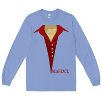 Colony Blue scarface Long Sleeve Tee - linhVisuals