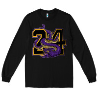 Black Mamba #24 Long Sleeve Tee - linhVisuals