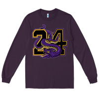 Plum Mamba #24 Long Sleeve Tee - linhVisuals