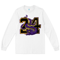White Mamba #24 Long Sleeve Tee - linhVisuals