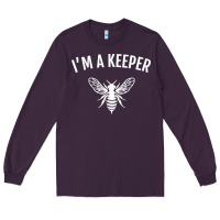 Plum beekeeper im a keeper Long Sleeve Tee - linhVisuals