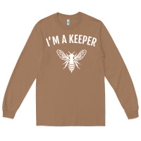 Toasted Coconut beekeeper im a keeper Long Sleeve Tee - linhVisuals