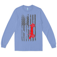 Colony Blue rc racing american flag radio control rc car t shirt Long Sleeve Tee - linhVisuals