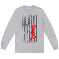 Moon Dust rc racing american flag radio control rc car t shirt Long Sleeve Tee - linhVisuals