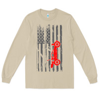 Mushroom rc racing american flag radio control rc car t shirt Long Sleeve Tee - linhVisuals