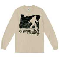 Mushroom sasquatch country   sasquatch Long Sleeve Tee - linhVisuals