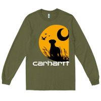 Army Green carhartt vintage company Long Sleeve Tee - linhVisuals