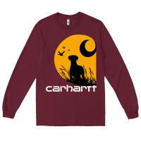 Burgundy carhartt vintage company Long Sleeve Tee - linhVisuals