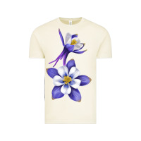 Vintage Arctic Colorado Rocky Mountain Columbine Flower Vintage Tee - RanaPortraitStore