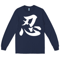 Navy shinobi light ninja Long Sleeve Tee - linhVisuals