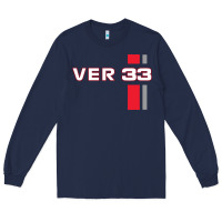Navy race 33 Long Sleeve Tee - linhVisuals