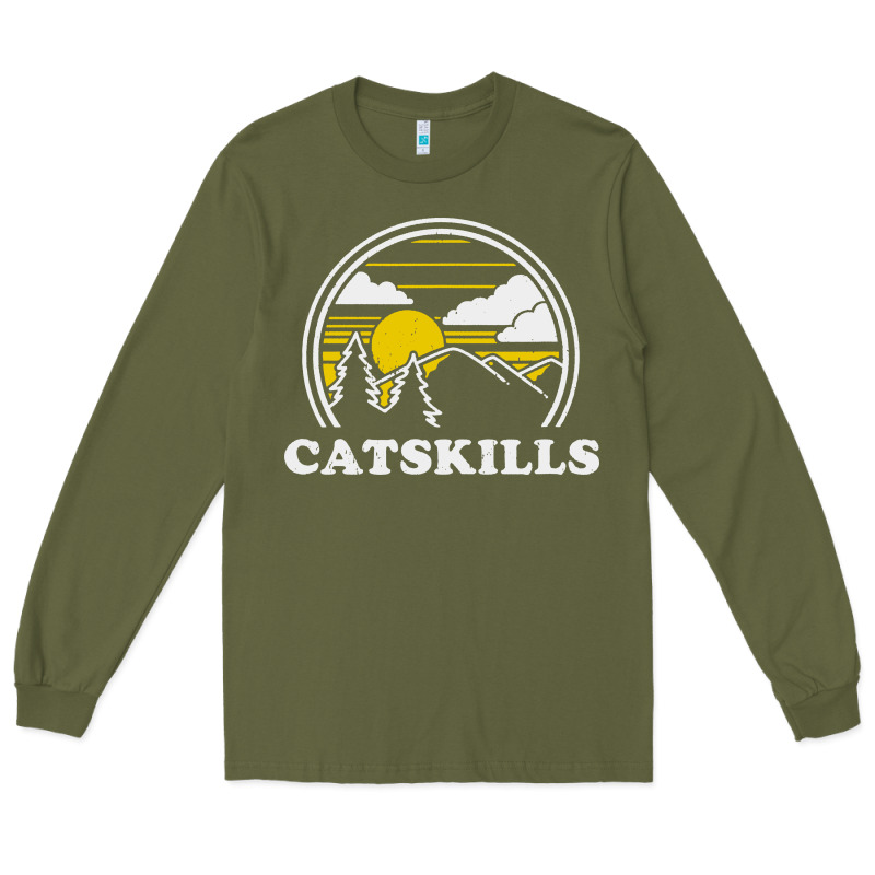 Catskills New York Vintage Long Sleeve Tee by linhVisuals | Teevron