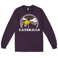Plum catskills new york vintage Long Sleeve Tee - linhVisuals