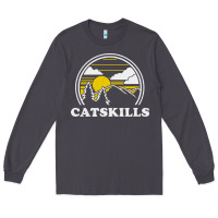 Smoke catskills new york vintage Long Sleeve Tee - linhVisuals