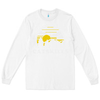 White catskills new york vintage Long Sleeve Tee - linhVisuals
