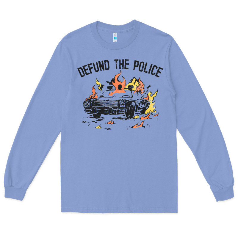 Defund The Police Long Sleeve Tee by linhVisuals | Teevron