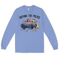 Colony Blue defund the police Long Sleeve Tee - linhVisuals