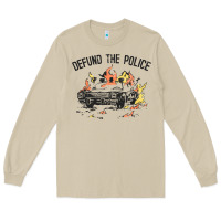 Mushroom defund the police Long Sleeve Tee - linhVisuals