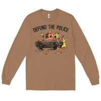Toasted Coconut defund the police Long Sleeve Tee - linhVisuals