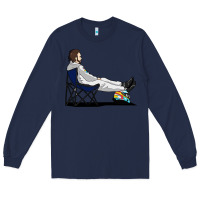 Navy #formula 1 Long Sleeve Tee - linhVisuals