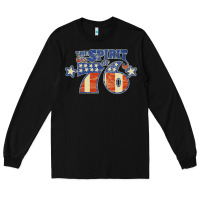 Black spirit of 76    bicentennial Long Sleeve Tee - linhVisuals