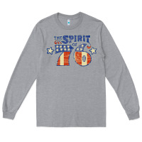 Heather Grey spirit of 76    bicentennial Long Sleeve Tee - linhVisuals