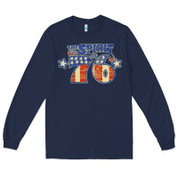 Navy spirit of 76    bicentennial Long Sleeve Tee - linhVisuals