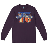 Plum spirit of 76    bicentennial Long Sleeve Tee - linhVisuals