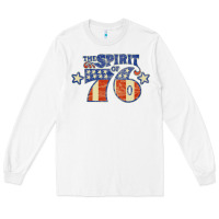 White spirit of 76    bicentennial Long Sleeve Tee - linhVisuals
