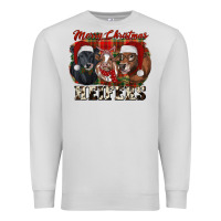 Dove Grey Merry Christmas Heifers Premium Sweatshirt - RanaPortraitStore