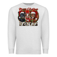 Oatmeal Heather Merry Christmas Heifers Premium Sweatshirt - RanaPortraitStore