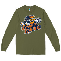 Army Green greenville swamp rabbits Long Sleeve Tee - linhVisuals
