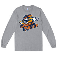 Heather Grey greenville swamp rabbits Long Sleeve Tee - linhVisuals