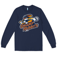 Navy greenville swamp rabbits Long Sleeve Tee - linhVisuals