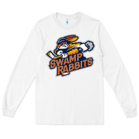White greenville swamp rabbits Long Sleeve Tee - linhVisuals