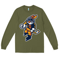 Army Green greenville swamp rabbits Long Sleeve Tee - linhVisuals