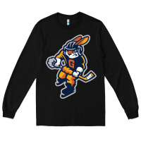 Black greenville swamp rabbits Long Sleeve Tee - linhVisuals