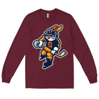 Burgundy greenville swamp rabbits Long Sleeve Tee - linhVisuals