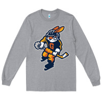 Heather Grey greenville swamp rabbits Long Sleeve Tee - linhVisuals