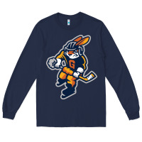 Navy greenville swamp rabbits Long Sleeve Tee - linhVisuals